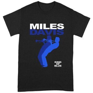 Miles Davis Unisex Adult Kind Of Blue T-Shirt / Black/Blue/White